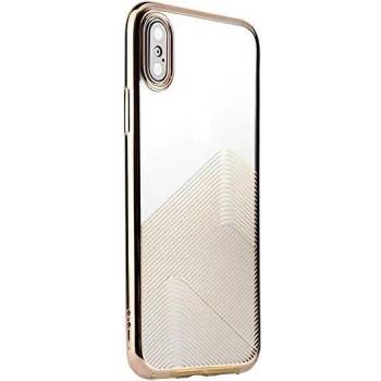 Sulada Силиконов Калъф за iPhone 8/7 Plus, SULADA Line Case, Златист (69711965303021)