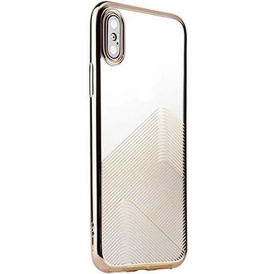 Sulada Силиконов Калъф за iPhone 8/7 Plus, Sulada Line Case, Златист (69711965303021)