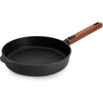 Woll Nepřilnavá pánev Eco Logic QXR s dřevěnou odnímatelnou rukojetí, 24 cm 1524WLCI-Q