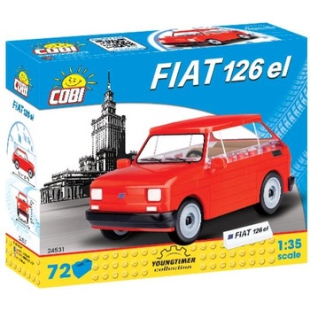 COBI 24531 Youngtimer Малък FIAT 126p 1994-1999 1: 35