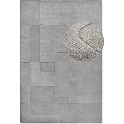 Villeroy & Boch Сив ръчно изработен вълнен килим 190x280 cm Charlotte - Villeroy&Boch (106169-190x280)