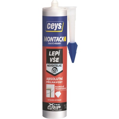 CEYS Montack lepidlo montážne 300g transparentné