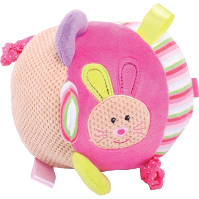 Bigjigs Toys Textilní motorická guľa Králiček Bella