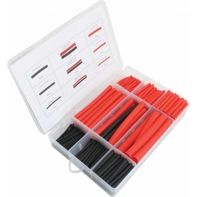 Bužírky - smršťovací hadičky s lepidlem, 9.5x89-1.6x45 mm, barevné, sada 270 ks - ASTA A-TC531