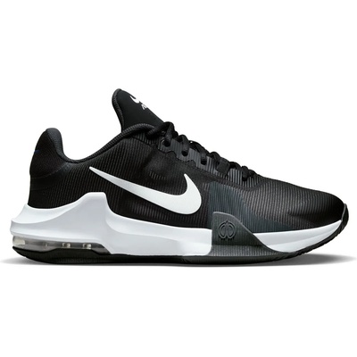 Nike Мъжки баскетболни кецове Nike Air Max Impact 4 Mens Basketball Shoes - Black/White