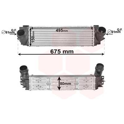 Chladič turba VAN WEZEL 06004463