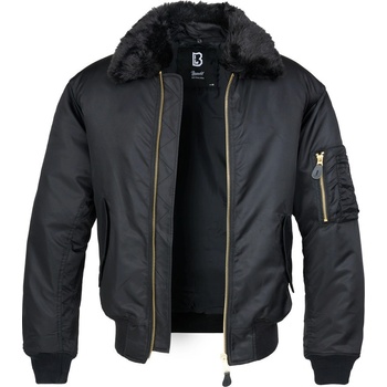 Urban Classics MA2 jacket Fur Collar Black