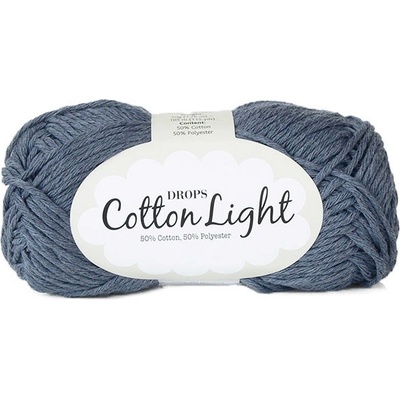 Příze DROPS Cotton light 26 - modrá