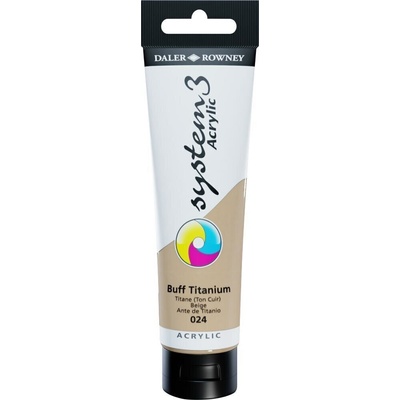 Daler-Rowney System3 АКРИЛНА боя Buff Titanium 150 ml 1 бр (129150024)