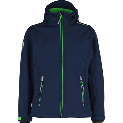 TROLLKIDS Детско софтшел яке Trollkids Kid's Trollfjord Jacket Softshell jacket - Navy / Light Green - размер 104 (EU) (703-2088-0312)