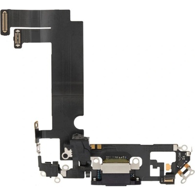 Apple iPhone 12 Mini - Nabíjecí Konektor + Flex Kabel (Black), Black