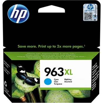 HP Патрон 3JA27AE, 963XL, 1600 страници/5%, Cyan (3015102281)