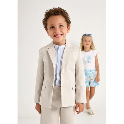 Mayoral Блейзър slim suiting бежов цвят за мини момче Майорал