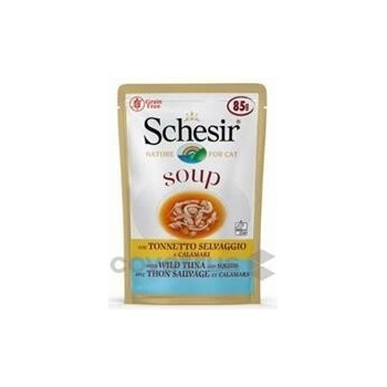 Schesir Cat Soup Divoký tuniak s tekvicou 85 g