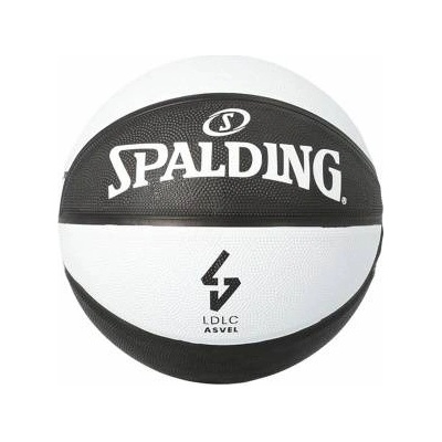 SPALDING Баскетболна Топка Spalding Asvel Sz7 Бял Черен (Размер 7)