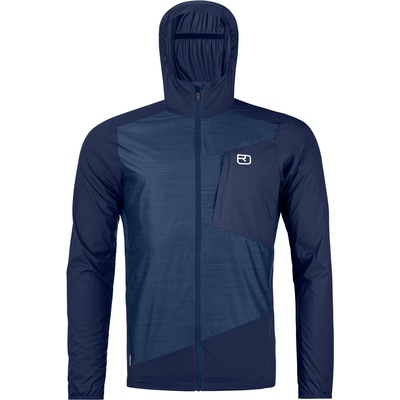 Ortovox Мъжко вълнено яке Ortovox Trace Windbreaker Jacket Softshell jacket - Blue Nunatak (005-7087-0211)