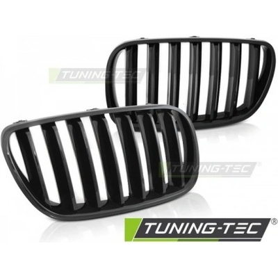 PŘEDNÍ MASKA, LEDVINKY BMW X3 E83, 2006-2010, ČERNÝ LESK – Zboží Mobilmania