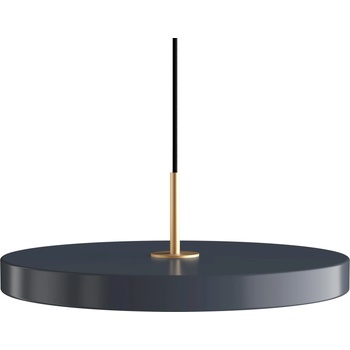 UMAGE Висяща лампа Asteria Plus със златист монтаж 43 см антрацитено-сива (2561)