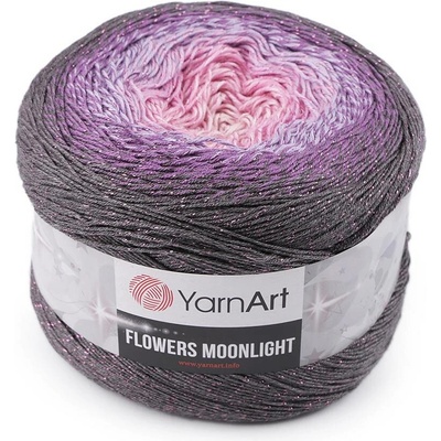 Pletací příze Flowers Moonlight 260 g Varianta: 10 (3276) šedá růžová, Balení: 1 ks 48060/112824/252965
