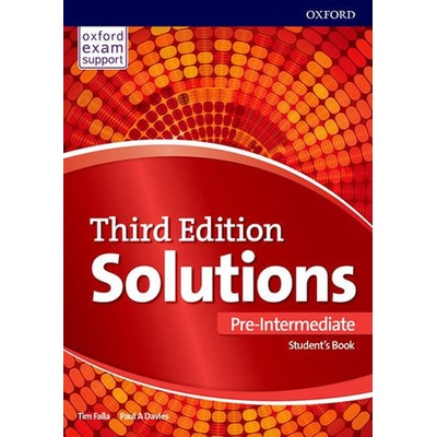 Solutions 3rd Edition Pre-intermediate Student´s Book and Online Practice Pack International Edition