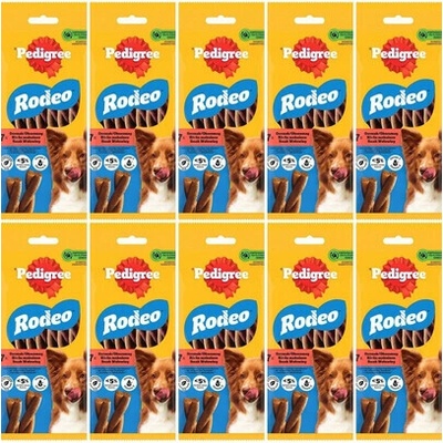 PEDIGREE Rodeo 10 x 122 g Hovädzia maškrta pre psov
