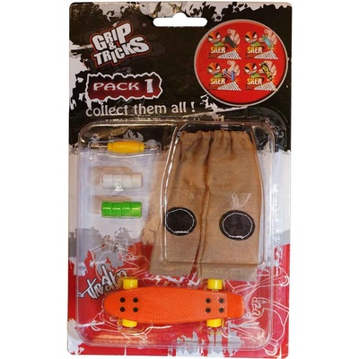 Grip & Tricks Комплект играчка за пръсти penny board, оранжев (gt-f-cp-orange)