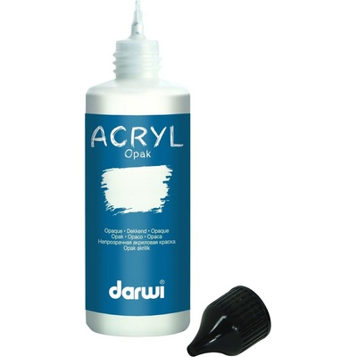 Darwi Opak АКРИЛНА боя White 80 ml 1 бр (DA0220080010C)