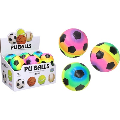 Lopta penová 10 cm futbal