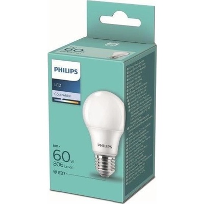 Philips LED Žiarovka Philips A60 E27/8W/230V 4000K P6440