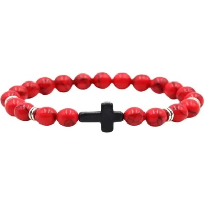 Gaira náramok Cross 3128 Jaspis červený