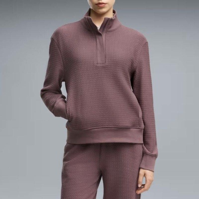 Puma Golf W Boulder 1/2 Zip BN Rich Cocoa