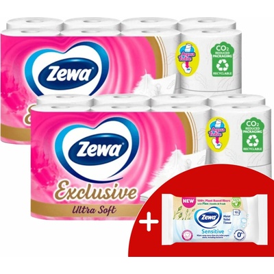 Zewa Exclusive Ultra Soft 4-vrstvový 2 x 16 ks