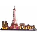 3D puzzle CubicFun 3D puzzle CityLine panorama svítící Paříž 115 ks