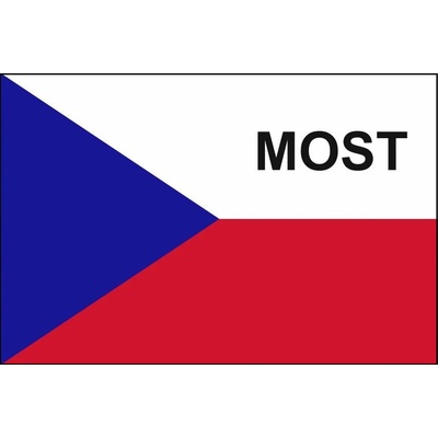 FAN vlajka ČR s nápisem - 60 x 90 cm - tunel, karabina – Sleviste.cz