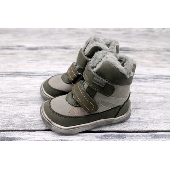 Protetika chlapecké zimní boty Barefoot Rodrigo šedá