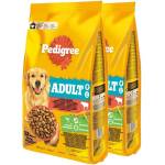 PEDIGREE Adult с телешко и зеленчуци 2 x 12 кг