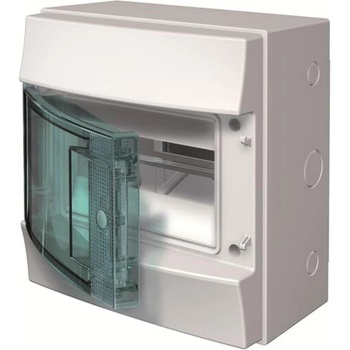 Image 1 of Abb Пластмасово табло за открит монтаж ABB Mistral65 1/8M IP65, 1SLM006501A1201 - 1 ред, 8 модула (1SLM006501A1201)