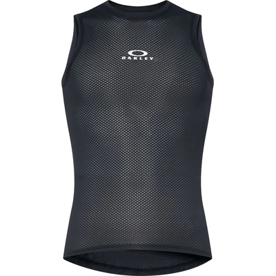 Oakley Мъжка фланелка с къс ръкав за колоездене Oakley Endurance Base Layer Sleeveles Cycling jersey - Blackout - размер XL (056-3979-0115)