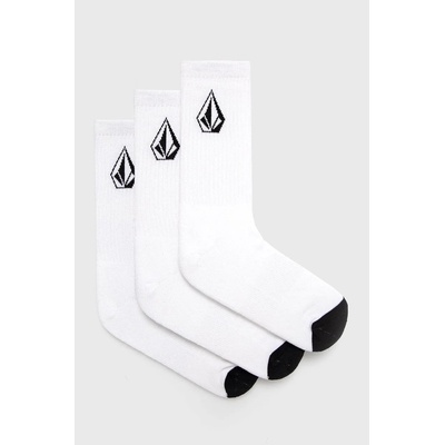 Volcom Чорапи Volcom (3 чифта) мъжки в бяло (D6302004.WHITE)