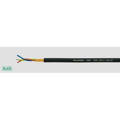 Helu 32111-100 uzemňovací kabel NYY-O 3 x 1.5 mm² černá 100 m