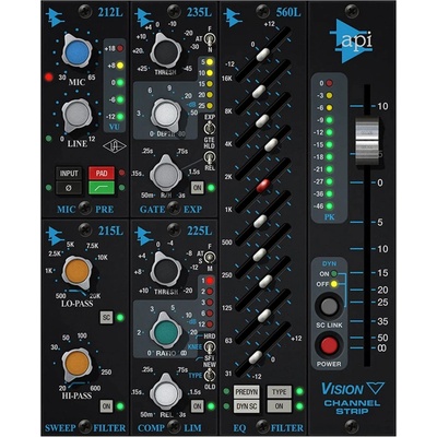 Universal Audio API Vision Channel Strip el. licence