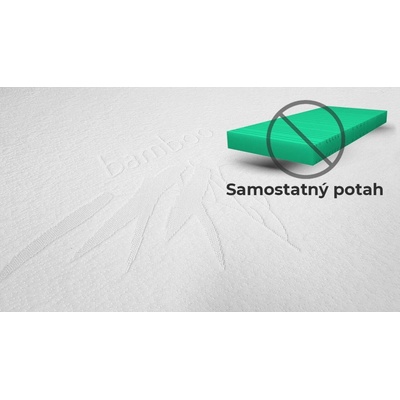 Bedton potah na matraci Bamboo nepodšitý 280g/m² 70x200x25