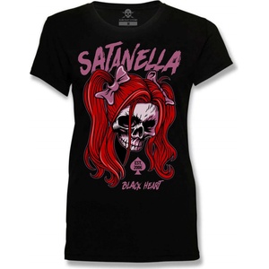 Black heart дамска тениска black heart - satanella - black - 874