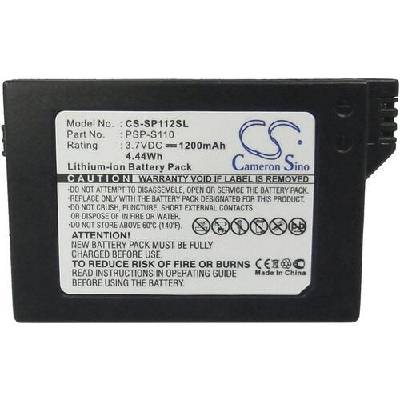 Батерия за плейстейшън Sony PSP-S110 PSP-2000, PSP-3000 CS-SP112SL LiIon 3.7V 1200mAh Cameron Sino (CS-SP112SL)
