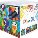 Pixelhobby Креативен комплект с пиксели Pixelhobby - XL, Куб, птици (24102)