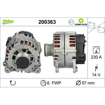 Alternátor VALEO 200363