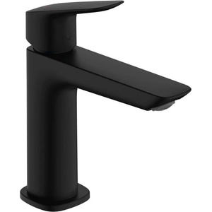 Hansgrohe Logis - Смесител за мивка с изпразнител Push-Open, EcoSmart, черен мат 71252670 (71252670)