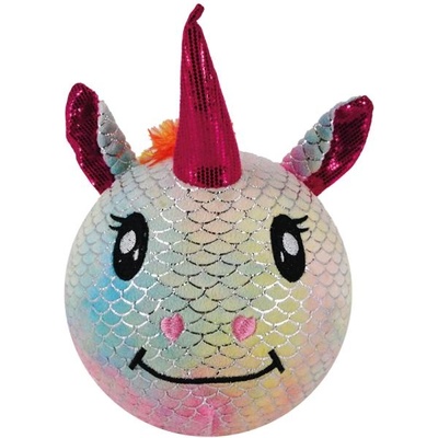 Надуваем плюшен приятел - Дъгов еднорог 23см