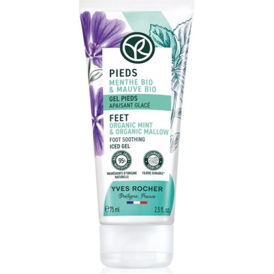 Yves Rocher Pieds chladivý gel na nohy Organic Mint & 75 ml