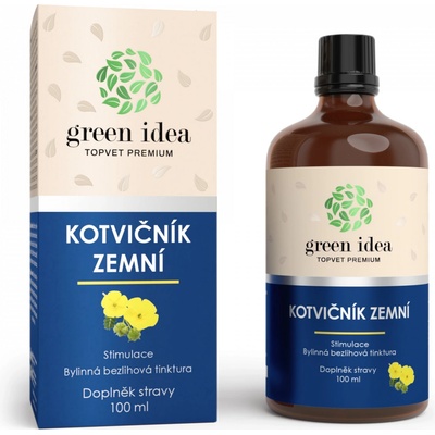 Green Idea Kotvičník zemní bezlihová tinktura 100 ml